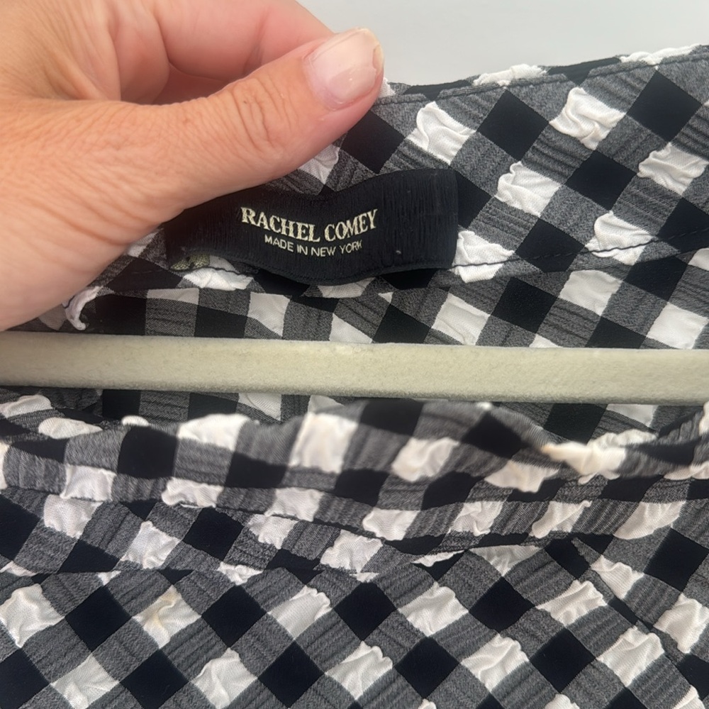 Rachel Comey Black and White Checkered dress size 0 - Picture 3 of 4
